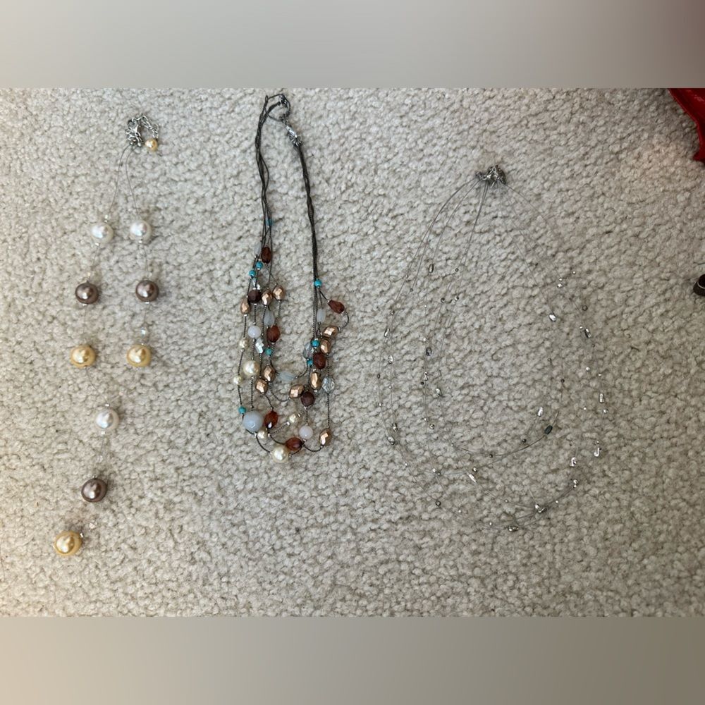 3 New York and co necklaces